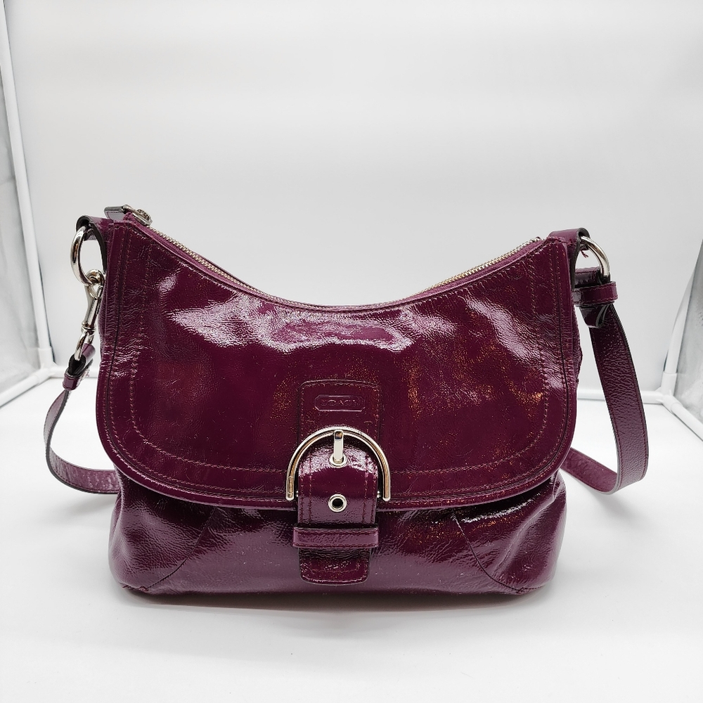 Coach Women's Soho Plum Red